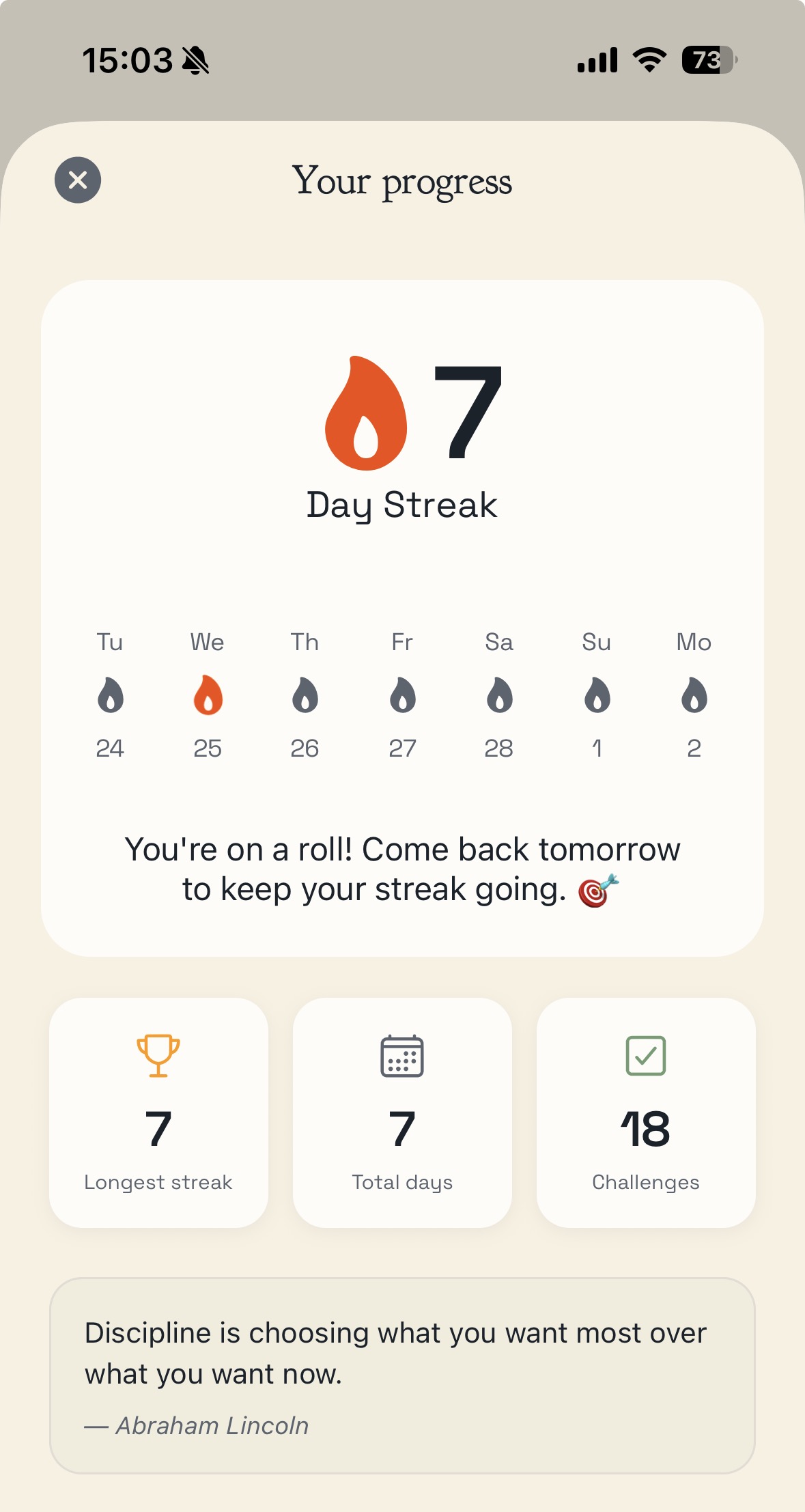 Progress Tracking Dashboard